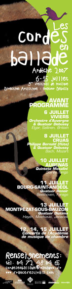 Festival "les cordes en ballade" Juillet 2007