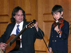 Gabriel Guillen et son fils Daniel